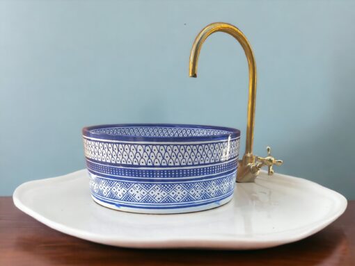 moroccan ceramic sink
