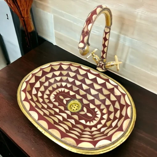 Moroccan Brass Sink
