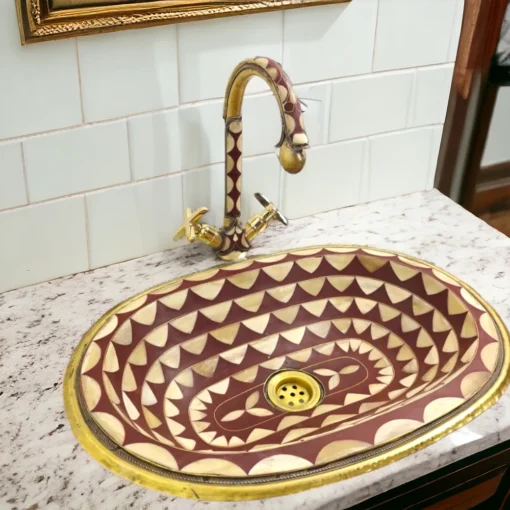 Moroccan Brass Sink