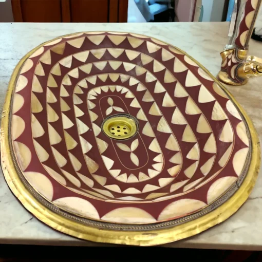Moroccan Brass Sink