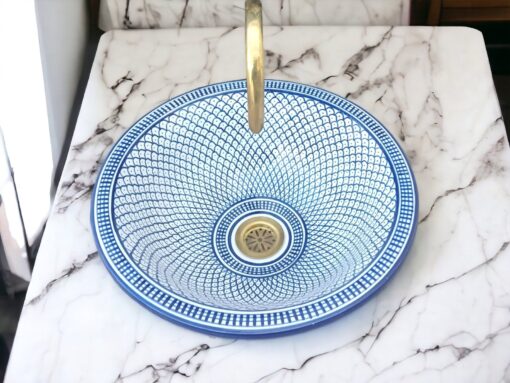 moroccan bathroom bowl sink