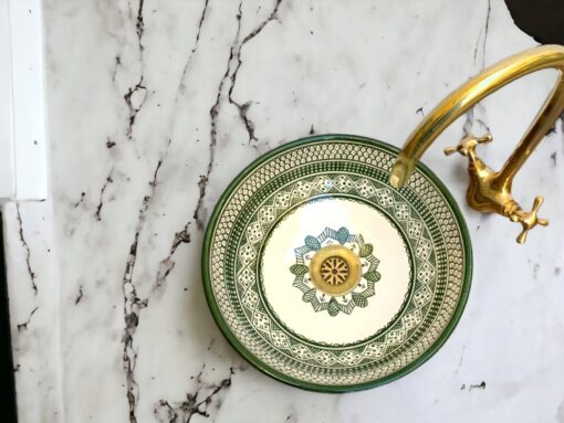moroccan bathroom sink