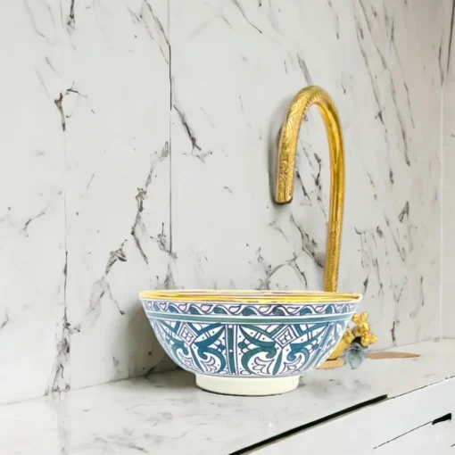 moroccan bathroom sink