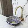 moroccan ceramic sink