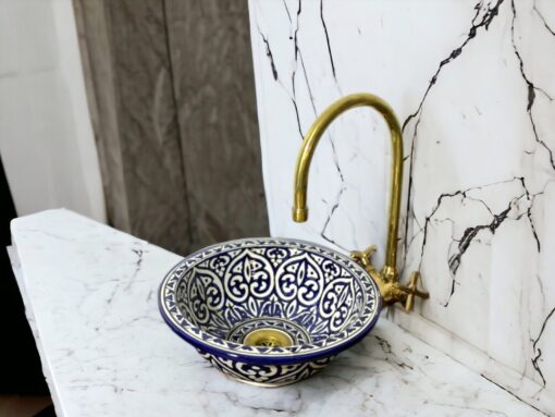 moroccan ceramic sink