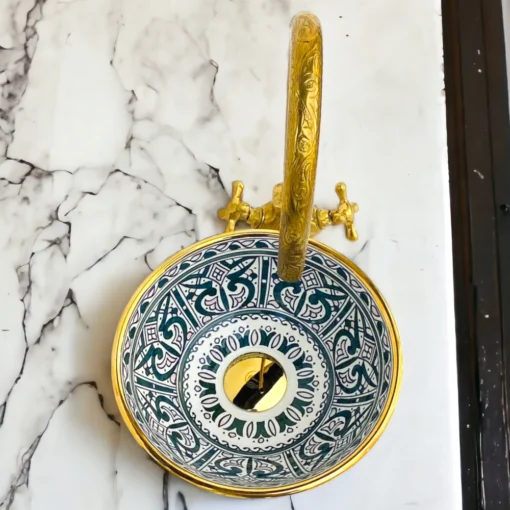 moroccan bathroom sink