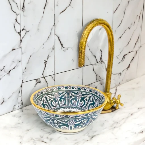 moroccan bathroom sink