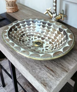 Moroccan Brass Sink