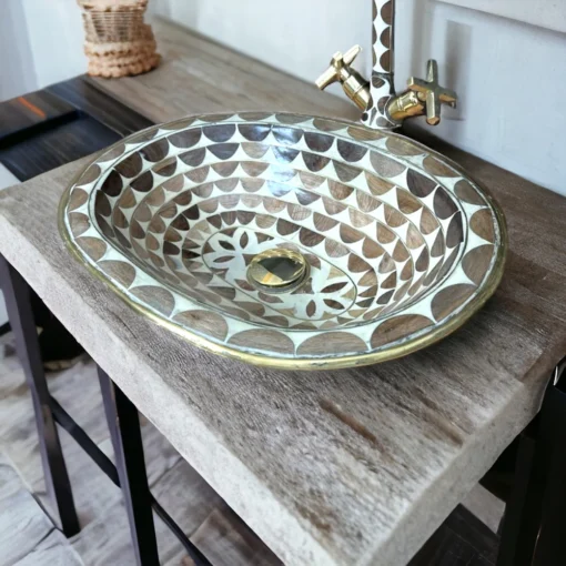 Moroccan Brass Sink