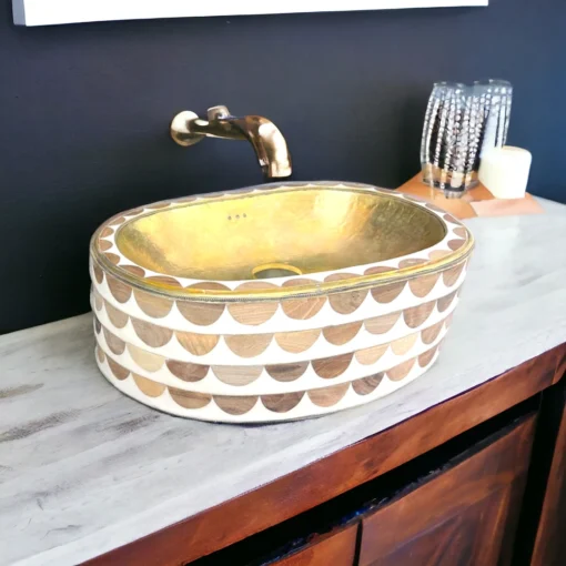 Moroccan Brass Sink