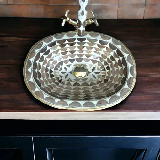 Moroccan Brass Sink
