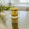 brass push up button